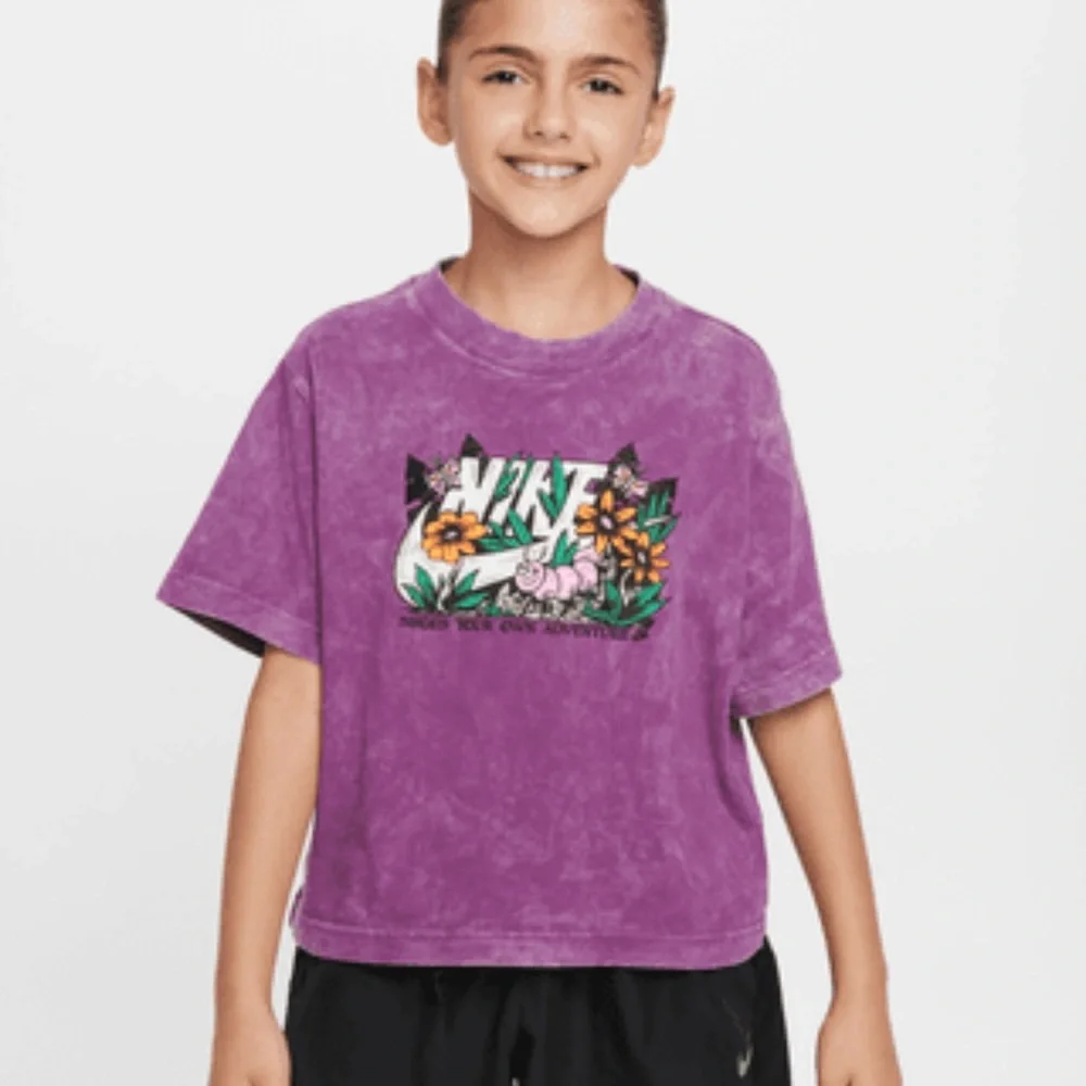 Nike Kids Purple Adventure Graphic Tee